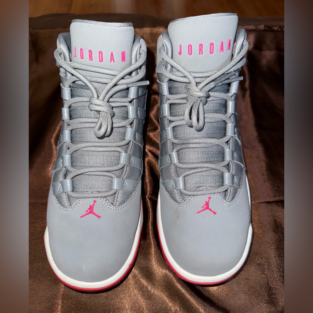 Jordan Gray and Pink High-Tops